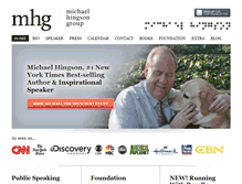 Tablet Screenshot of michaelhingson.com